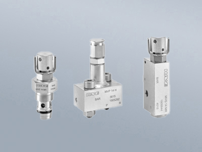 HAWE哈威MVG、MVE 和 MVP型溢流閥和預(yù)壓閥